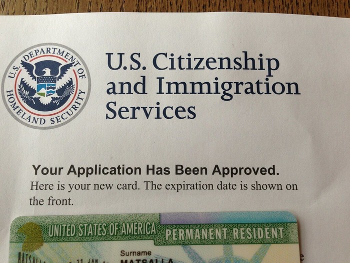 Green Card application for parents, green card application for parents fees