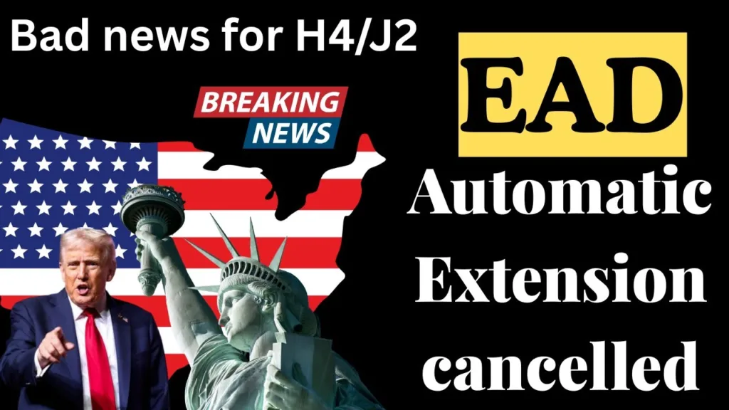 H-4 EAD extension, DHS immigration policy changes, EAD renewal process 2025,